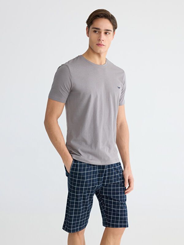 Moudda LC Waikiki - Ensemble pyjama jersey manches courtes-short pour Homme - Tunisie 2