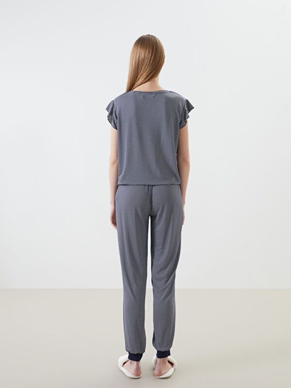 Moudda LC Waikiki - Pyjama manches courtes en jersey pour Femme - Tunisie 4