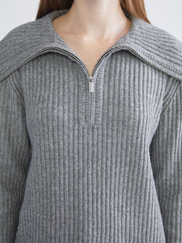 Moudda LC Waikiki - Pull en tricot Femme Gris - Tunisie 3