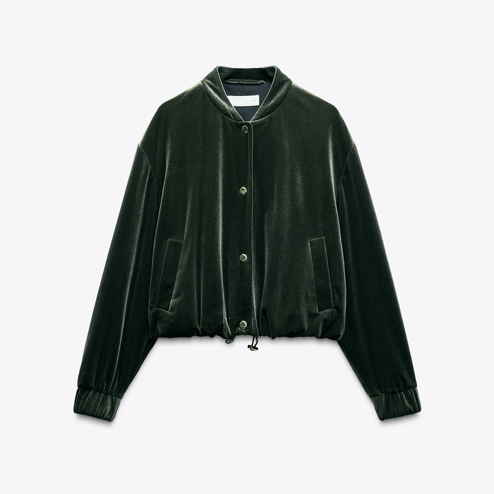 Moudda ZARA - Veste Bomber - Velours & Bas Ajustable - Tunisie 1