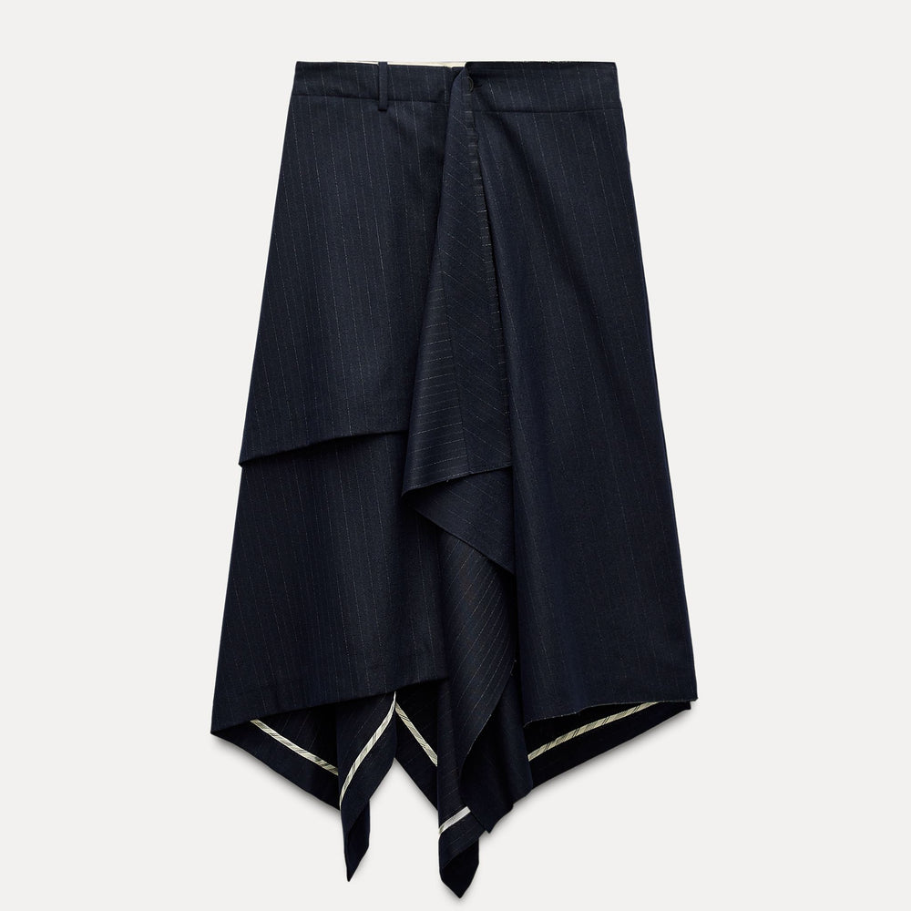 Moudda ZARA - Jupe couches rayée diplomate - Tunisie 2