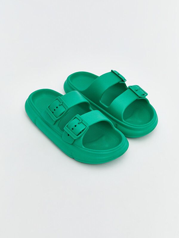 Moudda LC Waikiki - Pantoufles légères pour Femme couleur Vert - Tunisie 1