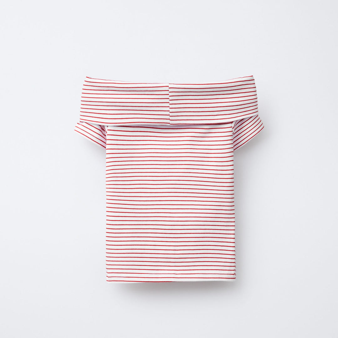 Moudda ZARA - T-Shirt Off-Shoulder - Rayures - Tunisie 2
