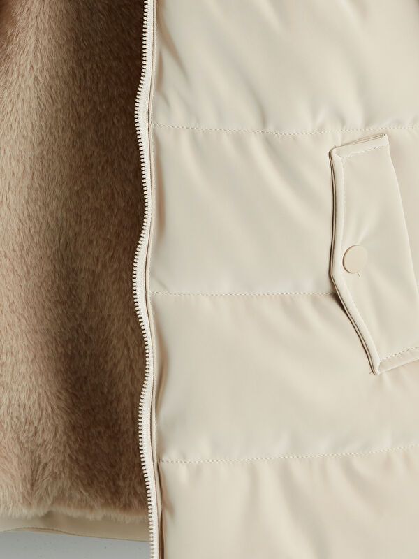 Moudda LC Waikiki - Manteau lourd Fille Beige - Tunisie 3