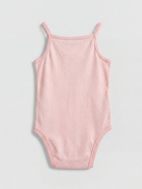 Moudda LC Waikiki - Body imprimé manches courtes en jersey - tenue de sport pour Fille couleur Écru imprimé - Tunisie 7