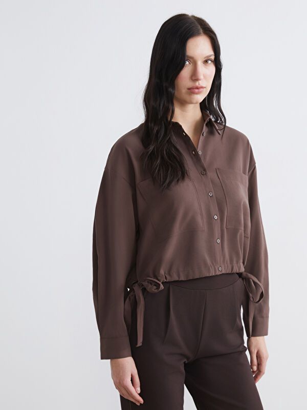 Moudda LC Waikiki - Chemise manches longues en tissu pour Femme - Tunisie 1