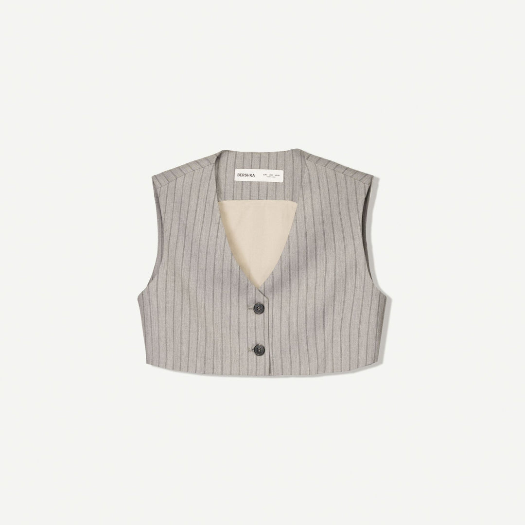 Moudda BERSHKA - Gilet Crop - Polyviscose - Tunisie 1