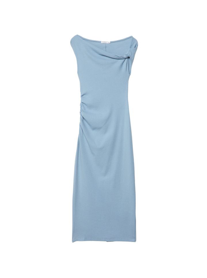 Moudda STRADIVARIUS - Robe Midi à Encolure Asymétrique - Tunisie 4