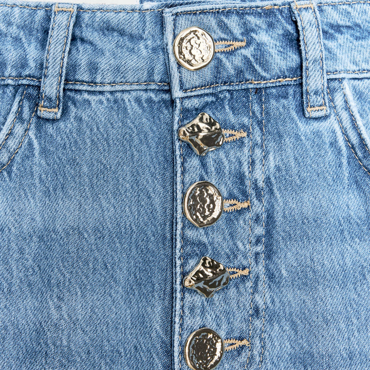 Moudda ZARA - Denim - Taille Haute, Wide Leg & Boutons Visibles - Tunisie 3