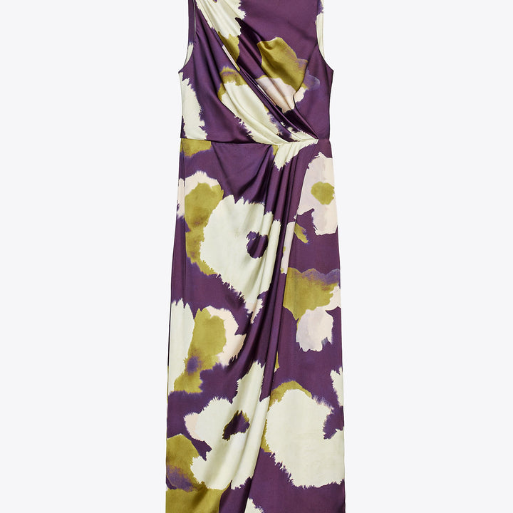 Moudda ZARA - Robe Midi Satin - Imprimé Floral & Manches Courtes - Tunisie 1