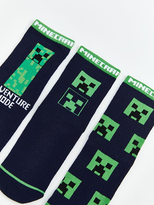 Moudda LC Waikiki - Chaussettes cheville couleur Mélange teint fil pour garçons - Tunisie 3