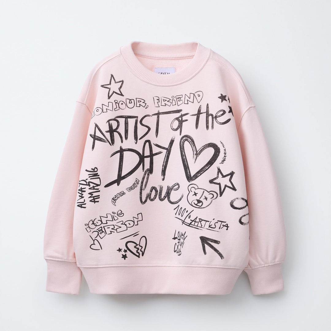 Moudda ZARA - Sweat Fille - Graffiti 2 - Tunisie 1
