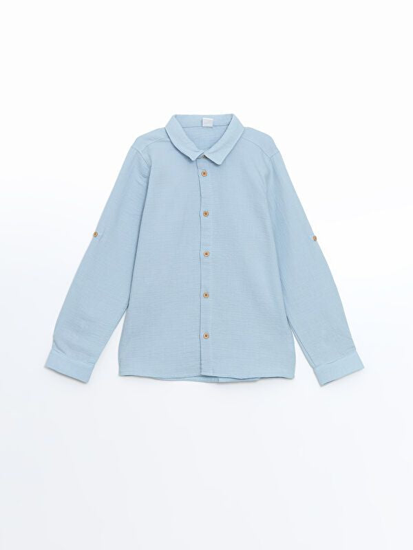 Moudda LC Waikiki - Chemise tissée à manches longues pour Garçons - Tunisie 1