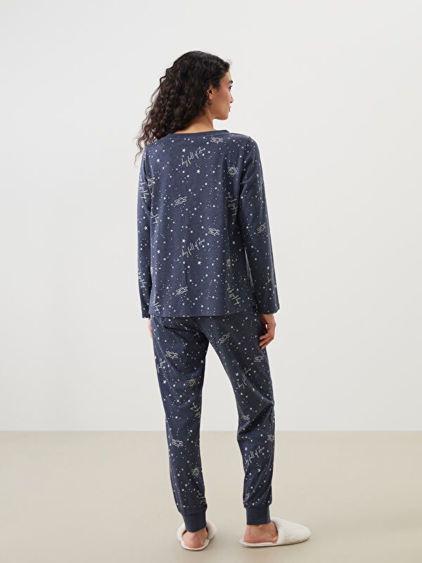 Moudda LC Waikiki - Pyjama en jersey à manches longues pour Femmes - Tunisie 4