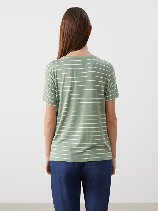 Moudda LC Waikiki - Body basique en jersey à manches courtes pour Femmes - Tunisie 4