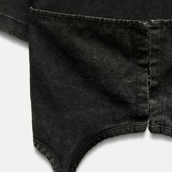 Moudda ZARA - T-shirt combiné lavé, détail corset - Tunisie 3