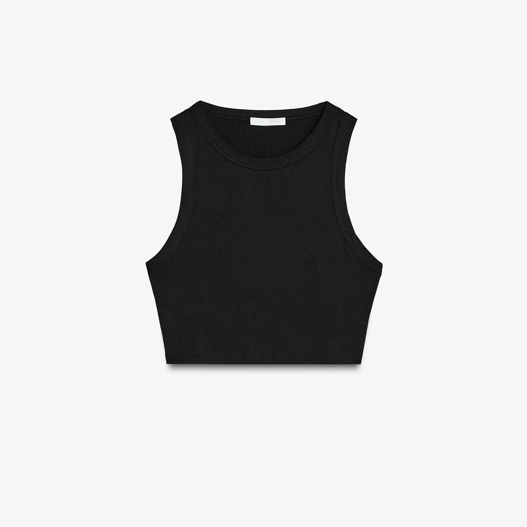 Moudda ZARA - T-Shirt Crop Polyamide - Col Rond - Tunisie 1