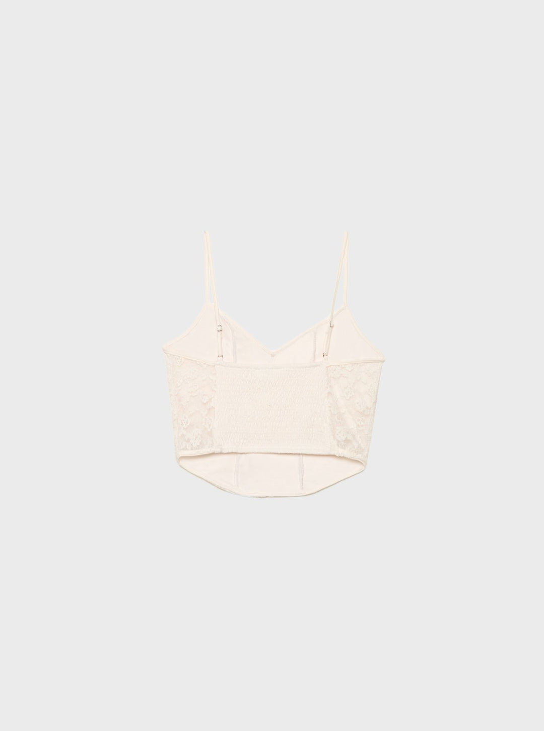 Moudda STRADIVARIUS - T-Shirt Crop Top en Dentelle - Tunisie 3
