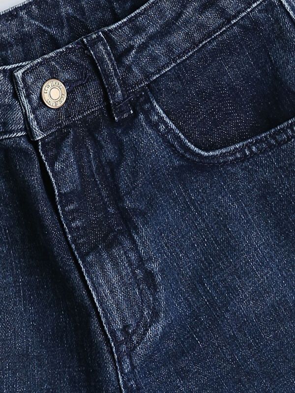 Moudda LC Waikiki - Pantalon tissé en denim Fille Rodéo noir - Tunisie 4