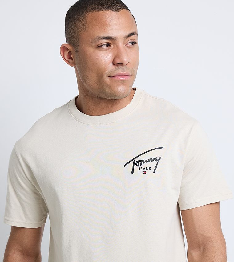 Moudda Tommy Hilfiger - Tshirt À Col Ras Du Cou Et Logo Signature  - Tunisie 2