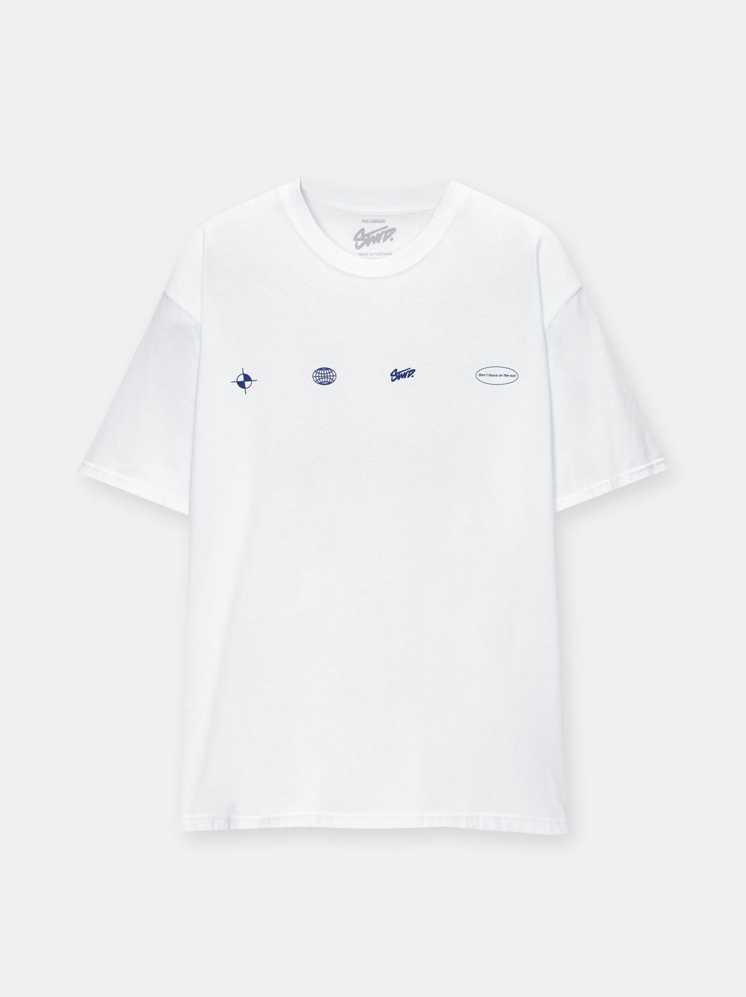 Moudda PULL & BEAR - T-Shirt STWD Imprimé Volume Dont Focus On The Sun - Tunisie 3