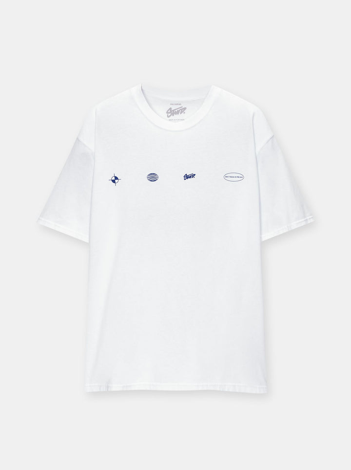 Moudda PULL & BEAR - T-Shirt STWD Imprimé Volume Dont Focus On The Sun - Tunisie 3