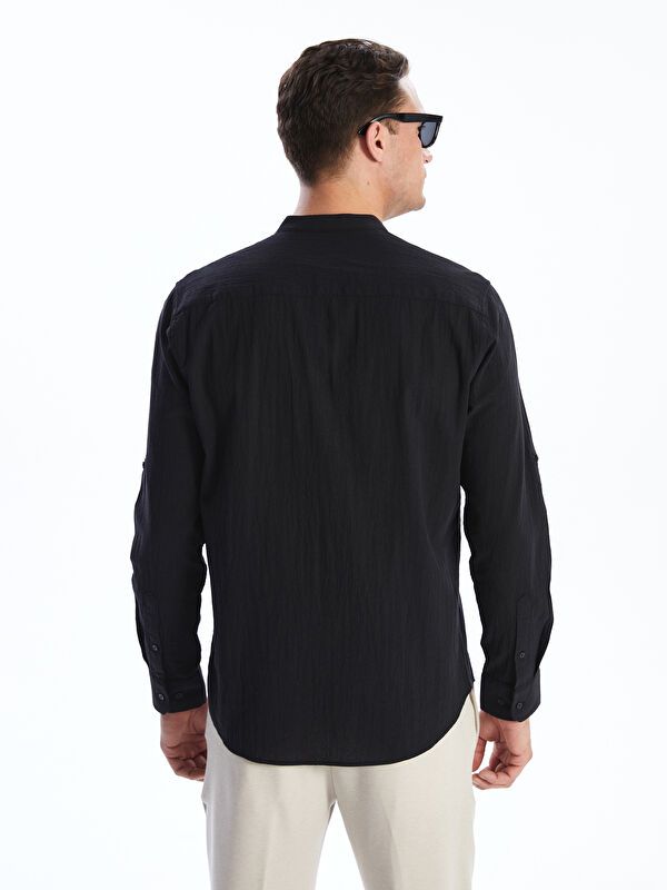 Moudda LC Waikiki - Chemise tissée à manches longues sb pour Hommes - Tunisie 4