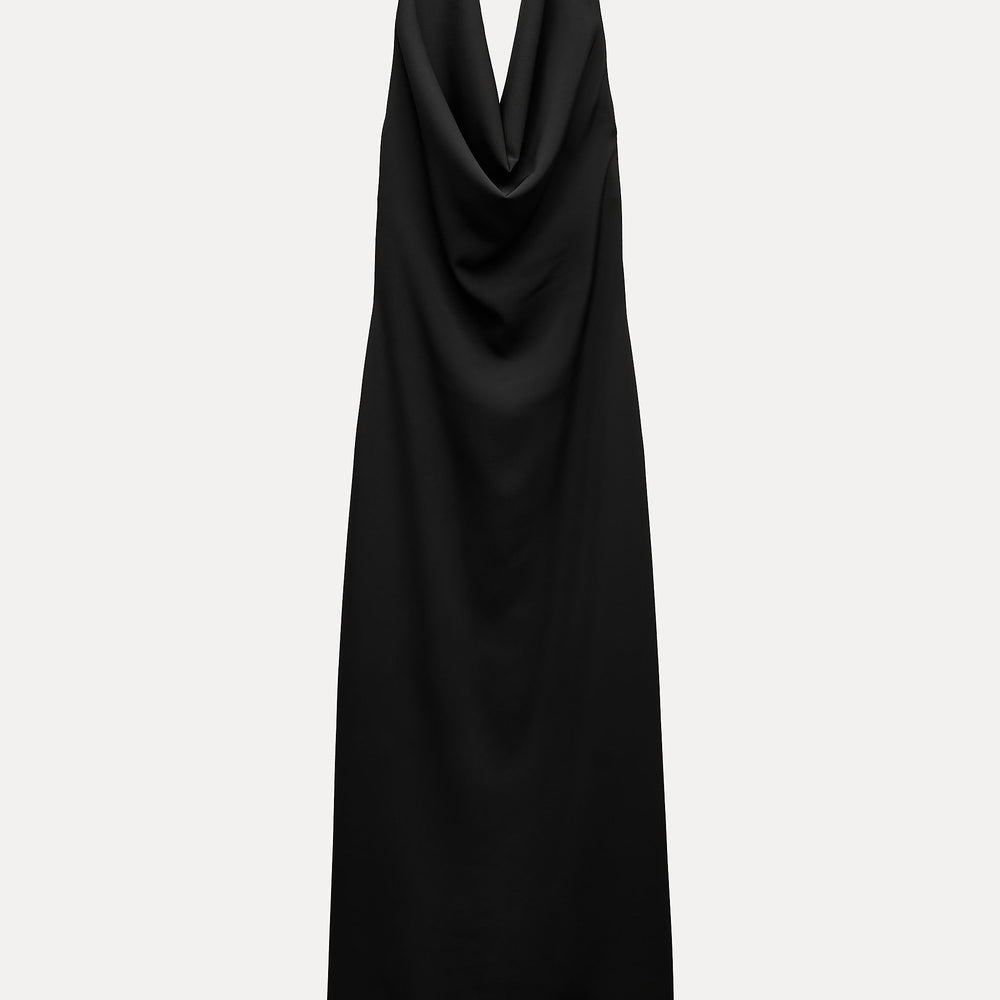 Moudda ZARA - Robe mi-longue en crêpe, col bustier - Tunisie 2