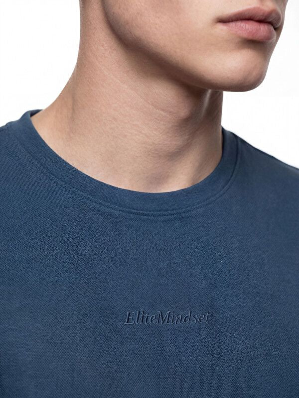 Moudda LC Waikiki - T-shirt imprimé manches courtes en jersey pour Homme couleur Bleu indigo - Tunisie 3