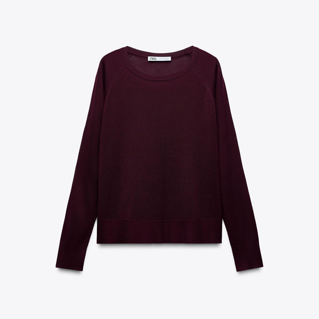 Moudda ZARA - Nouveau Pull - Col Caja & Manches Raglan - Tunisie 1