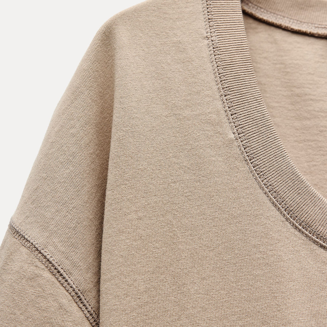 Moudda ZARA - T-shirt Oversize Col Rond - Tunisie 3