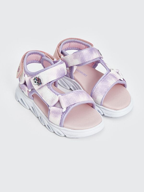 Moudda LC Waikiki - Sandales pour Fille couleur Lilas imprimé - Tunisie 1