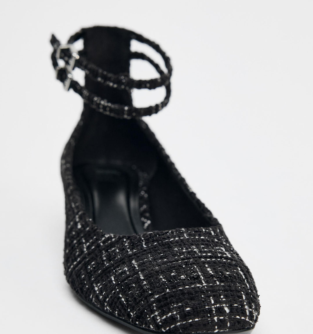 Moudda ZARA - Chaussures talon moyen tweed - Tunisie 1