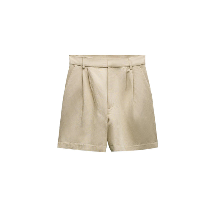 Moudda ZARA - Bermuda lin taille haute plis (Ensemble) - Tunisie 3