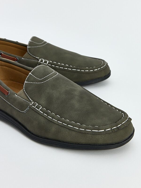Moudda LC Waikiki - Chaussures classiques confort pour Homme couleur Vert kaki - Tunisie 3