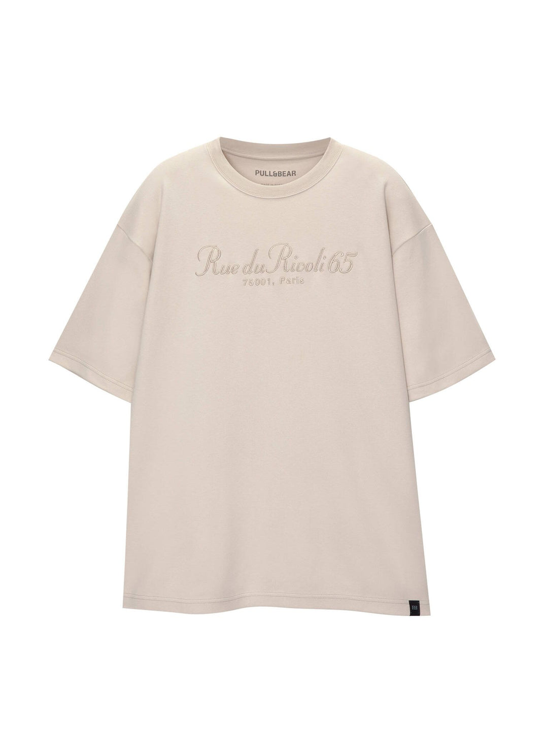 Moudda PULL & BEAR - Sweat Interlock Brodé Rivoli Paris - Tunisie 1