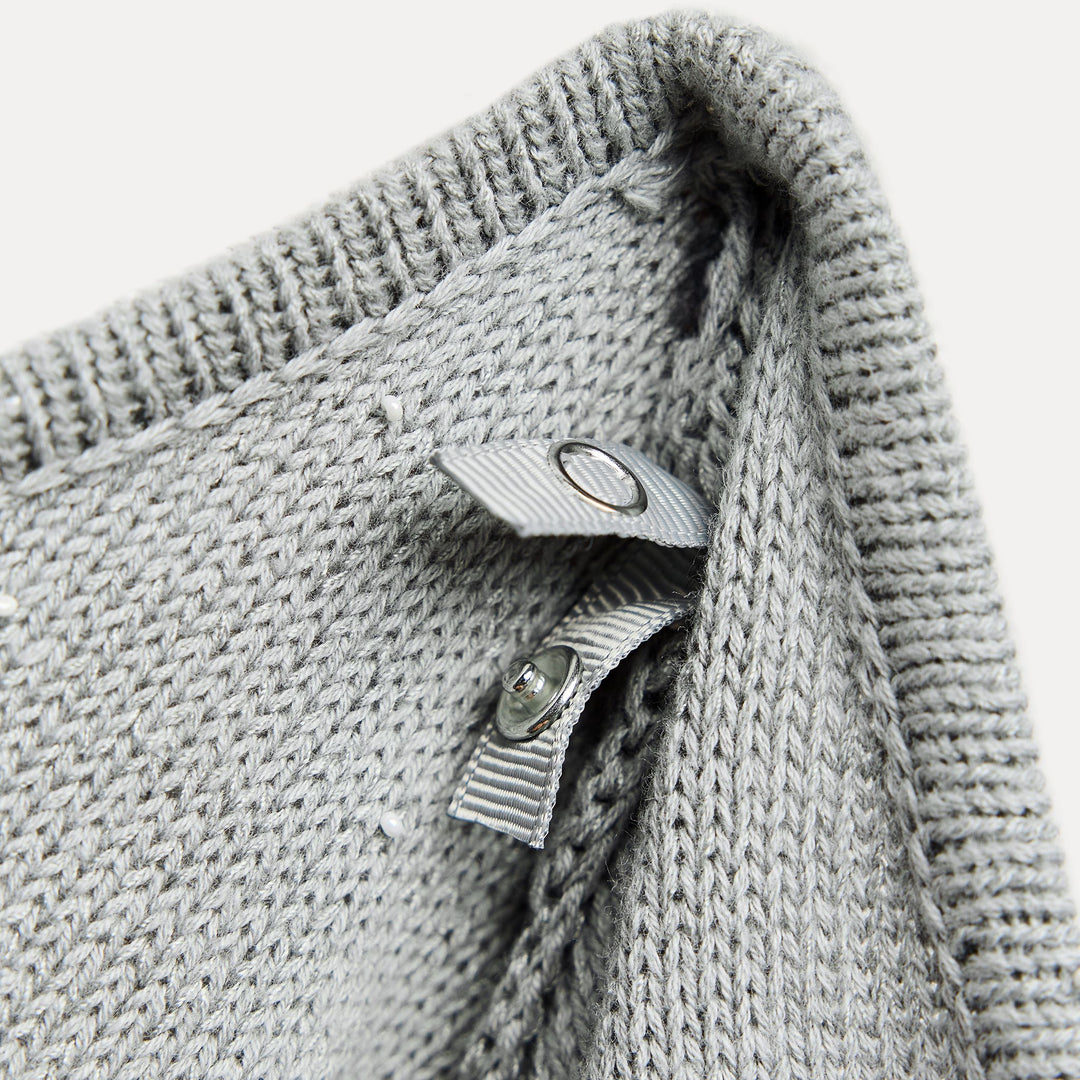 Moudda ZARA - Pull encolure bateau col en V dos perles coordonné - Tunisie 5