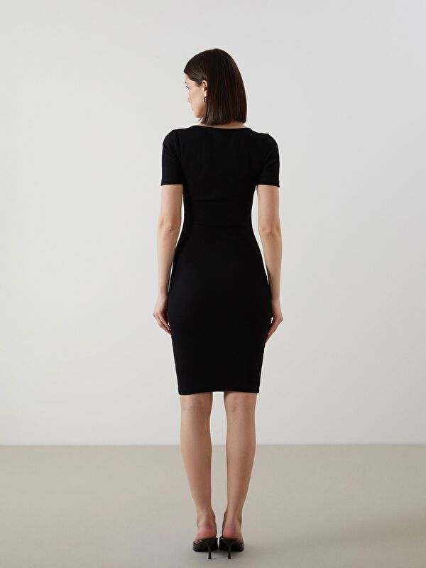 Moudda LC Waikiki - Robe manches courtes en jersey pour Femme - Tunisie 4