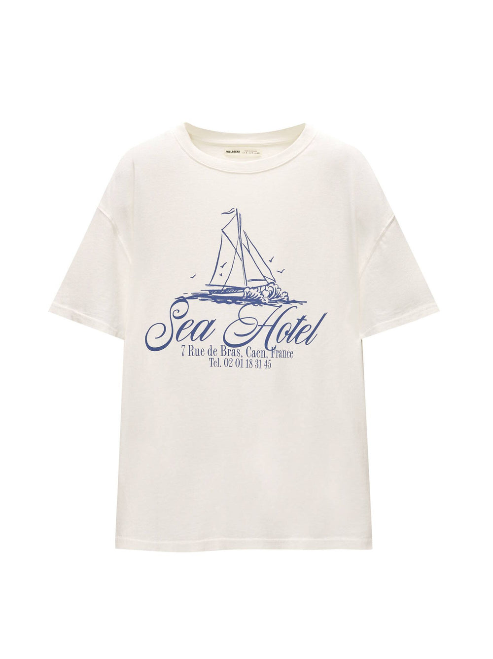 Moudda PULL & BEAR - Body Graphique Illustration Bateau - Tunisie 2