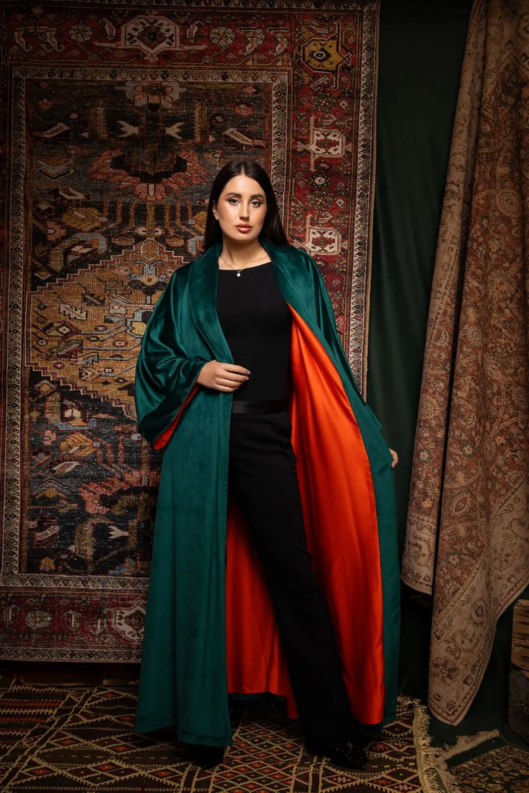 Moudda Tresors De Mimi - Kimono Mahira Vert - Tunisie 1