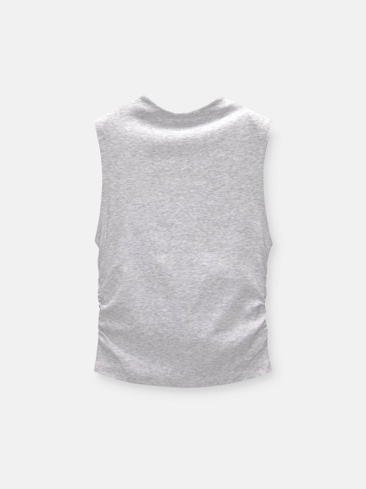 Moudda PULL & BEAR - Top - Col Tunique & Fronces (Gris Vigo) - Tunisie 3