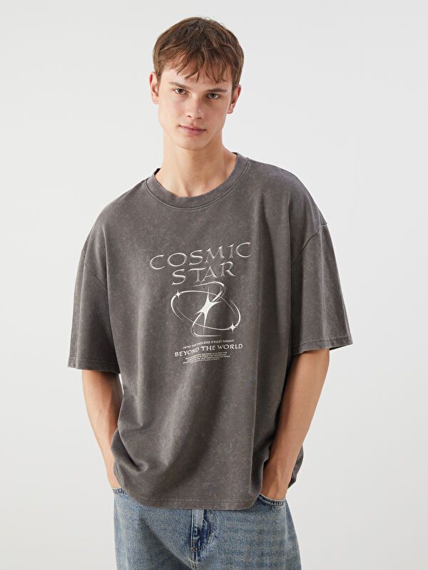 Moudda LC Waikiki - T-shirt imprimé manches courtes en jersey - Tunisie 1
