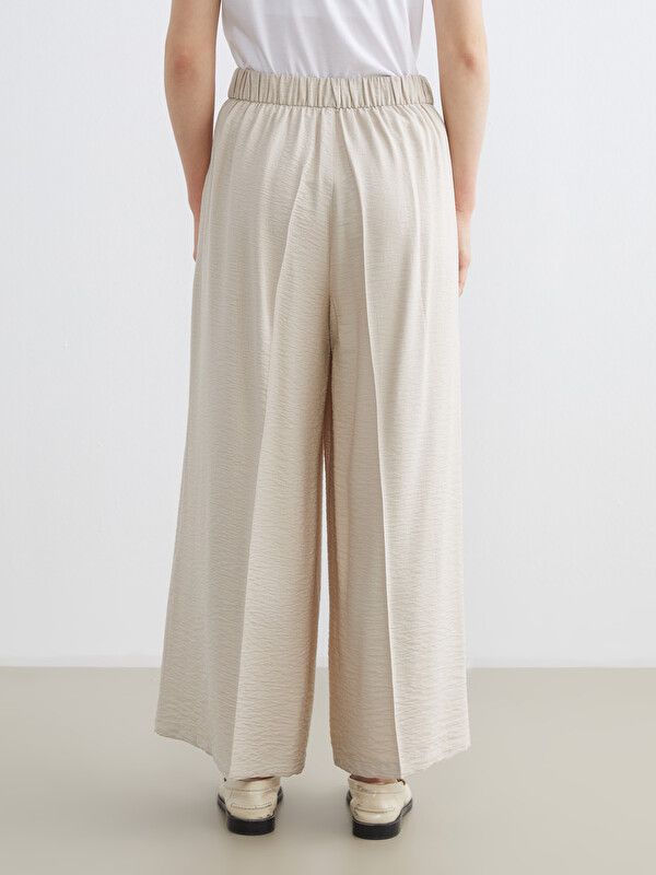 Moudda LC Waikiki - Pantalon fin en tissu pour Femme couleur Beige - Tunisie 4