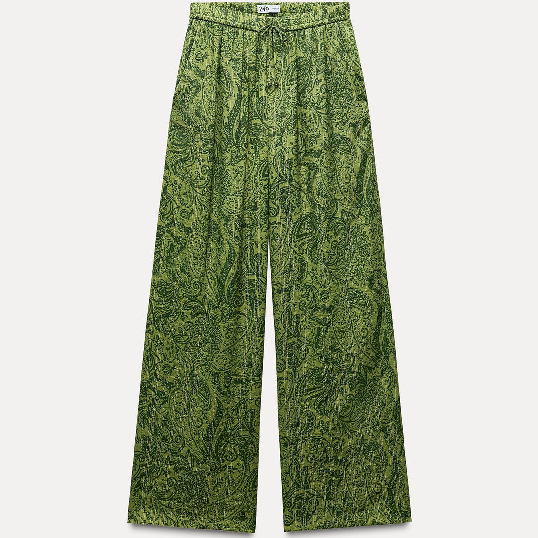 Moudda ZARA - Pantalon imprimé paisley coordonné - Tunisie 1