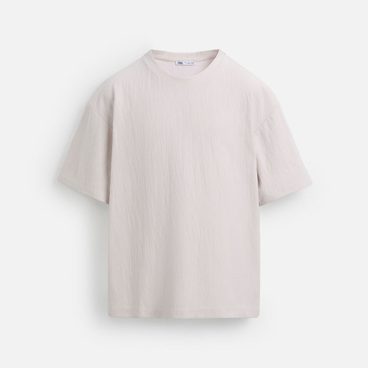 Moudda ZARA - T-Shirt - Structure Minimal (Rose-Lilas) - Tunisie 1