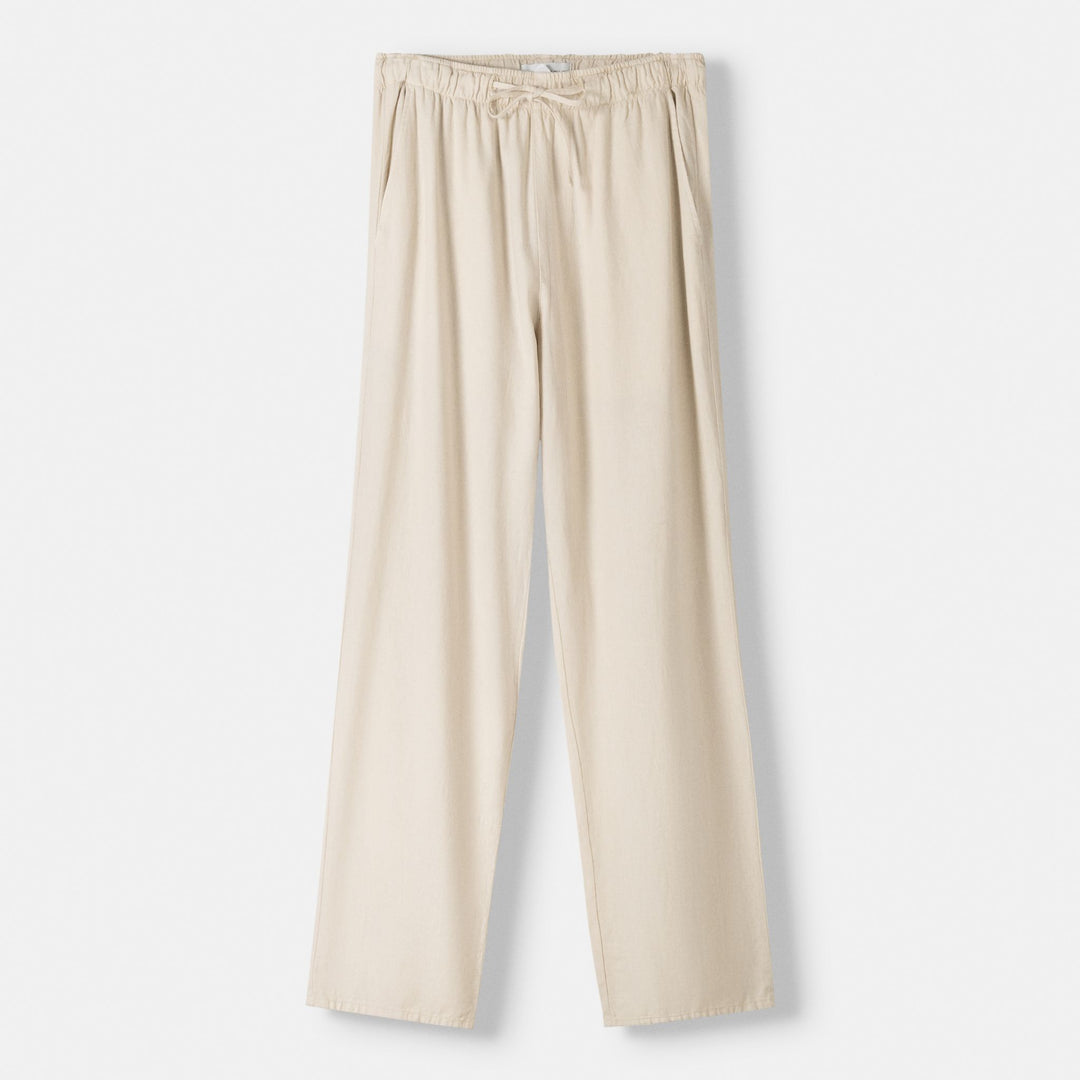 Moudda BERSHKA - Pantalon Large Jogger Lin et Viscose - Tunisie 1