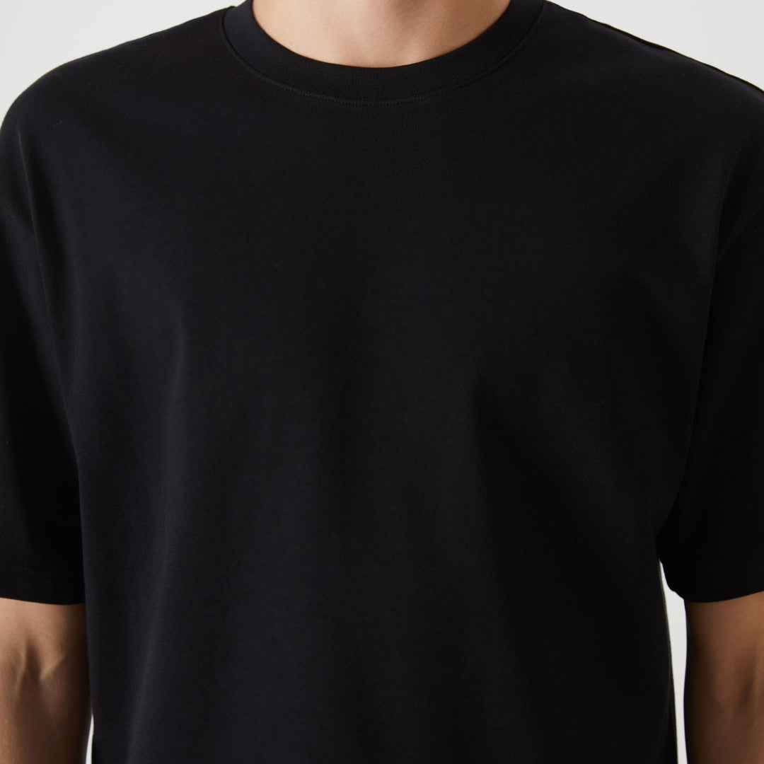 Moudda LC Waikiki - T-shirt jersey basique manches courtes Homme Noir - Tunisie 3