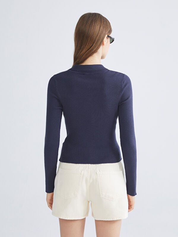 Moudda LC Waikiki - Cardigan en tricot Femme Marine - Tunisie 4