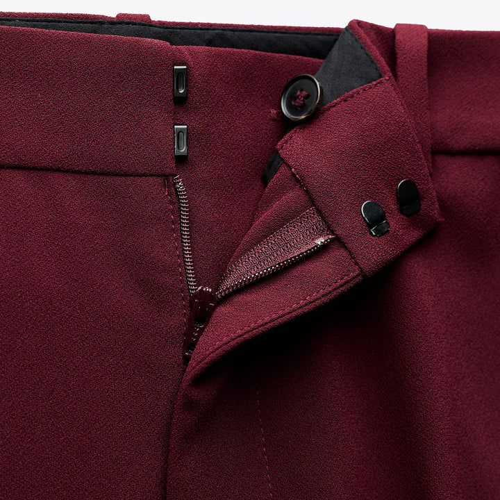 Moudda ZARA - Pantalon Habillé - Taille Haute & Bordeaux - Tunisie 3