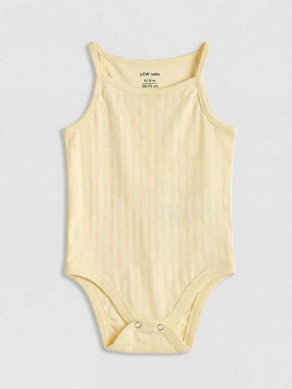 Moudda LC Waikiki - Body imprimé manches courtes en jersey - tenue de sport pour Fille couleur Écru imprimé - Tunisie 4